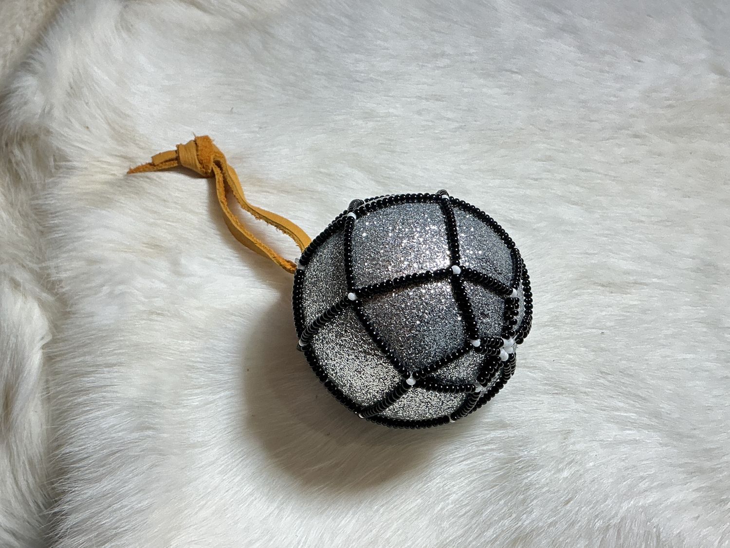 Beaded Christmas Ornaments, Colorway: #1