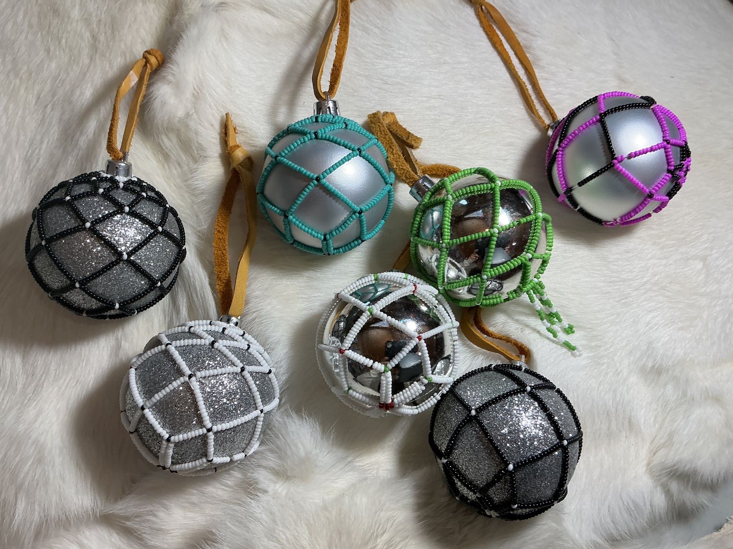 Beaded Christmas Ornaments