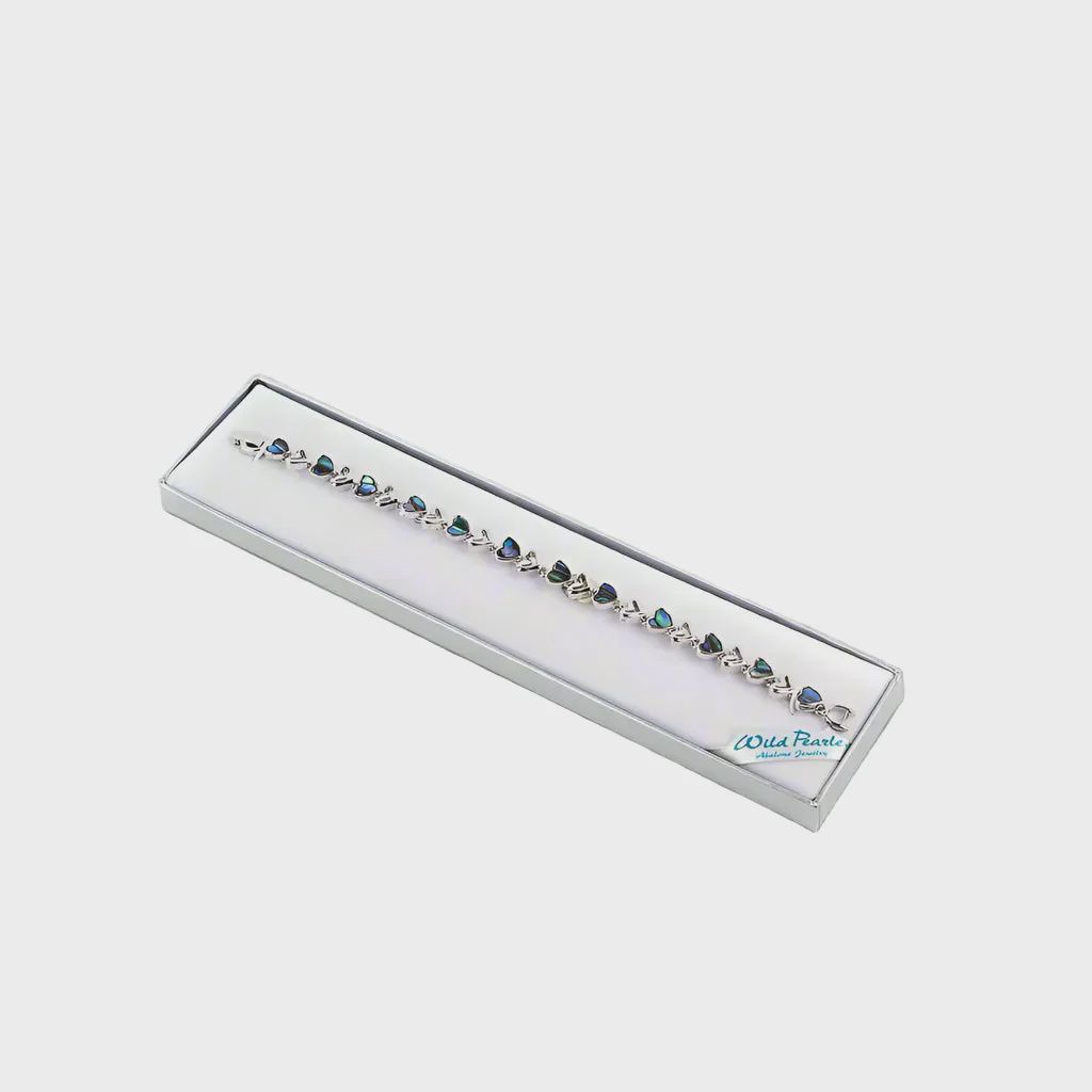 Glacier Pearle Gentle Hearts Bracelet