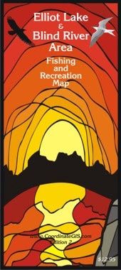 Elliot Lake &amp; Blind River Area Fishing &amp; Recreation Map