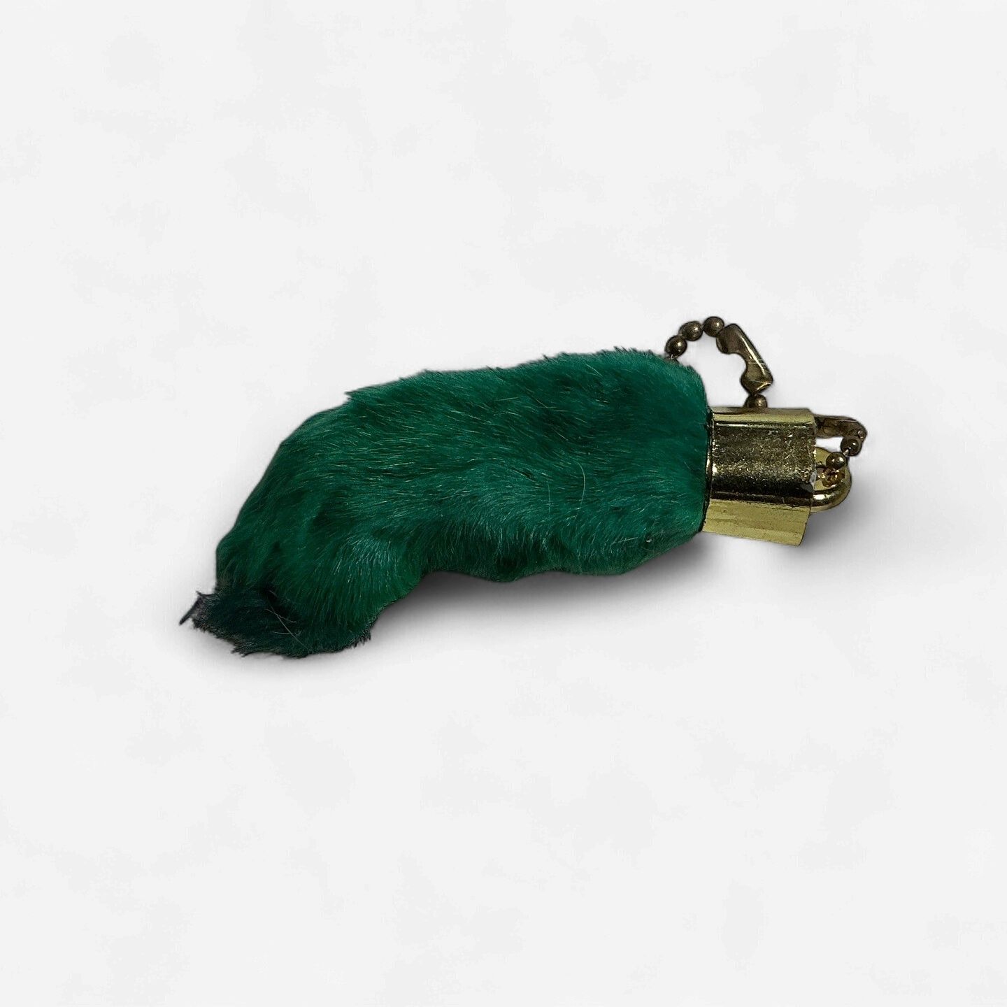 Rabbit Foot Keychain Assorted, Colour: Green