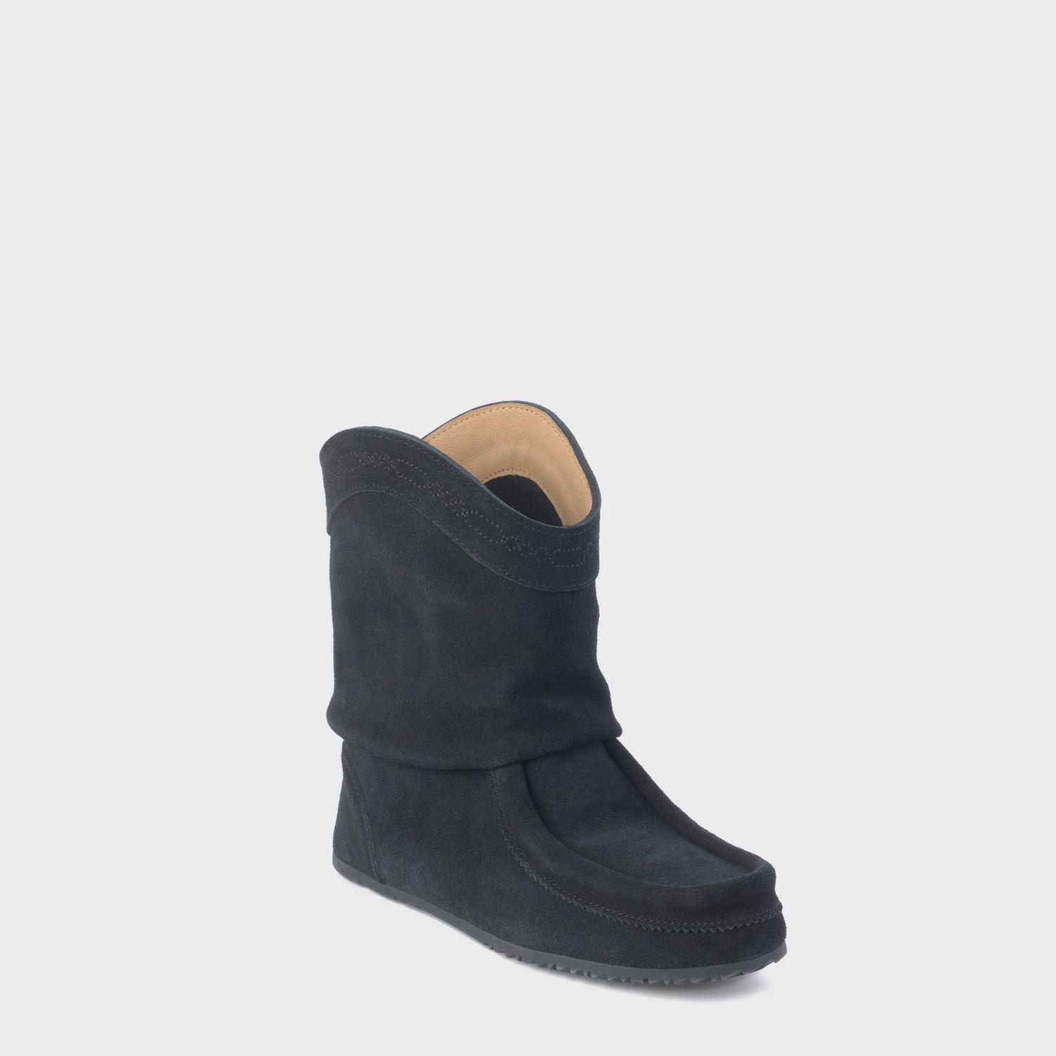 Manitobah Jeddito Mid Length Boot, Color: Black, Size: 6