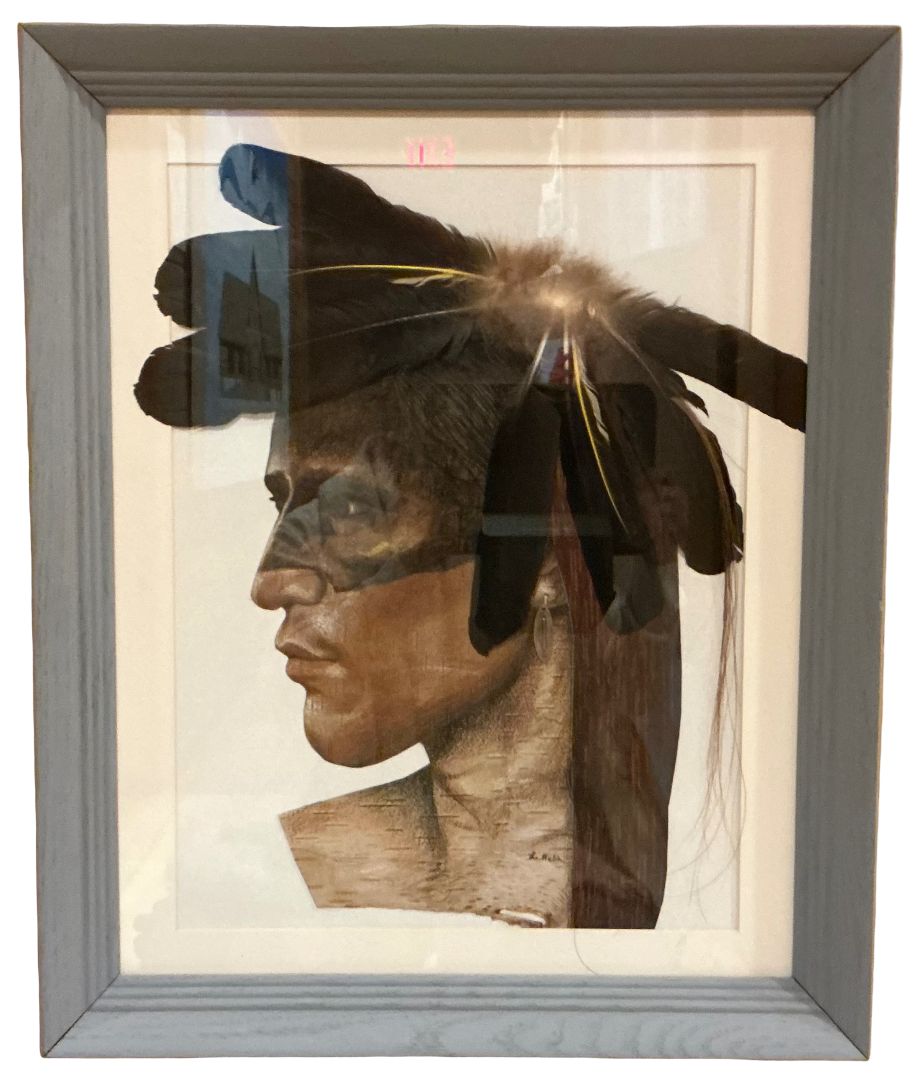 Linda A Helin Thunderbird Dancer Framed O/C