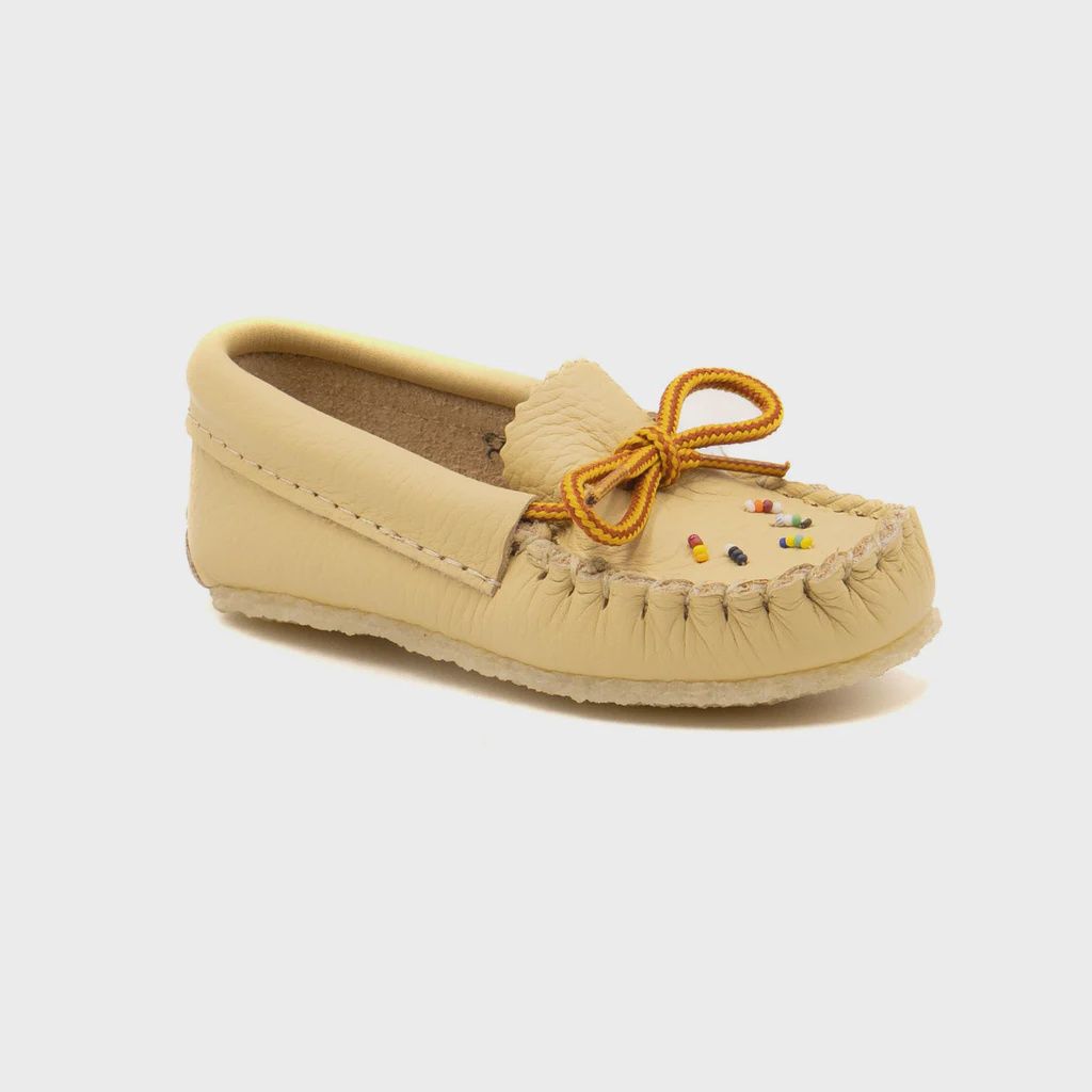 Bastien 020/6 J Beaded Moccasin Gum Sole- Junior