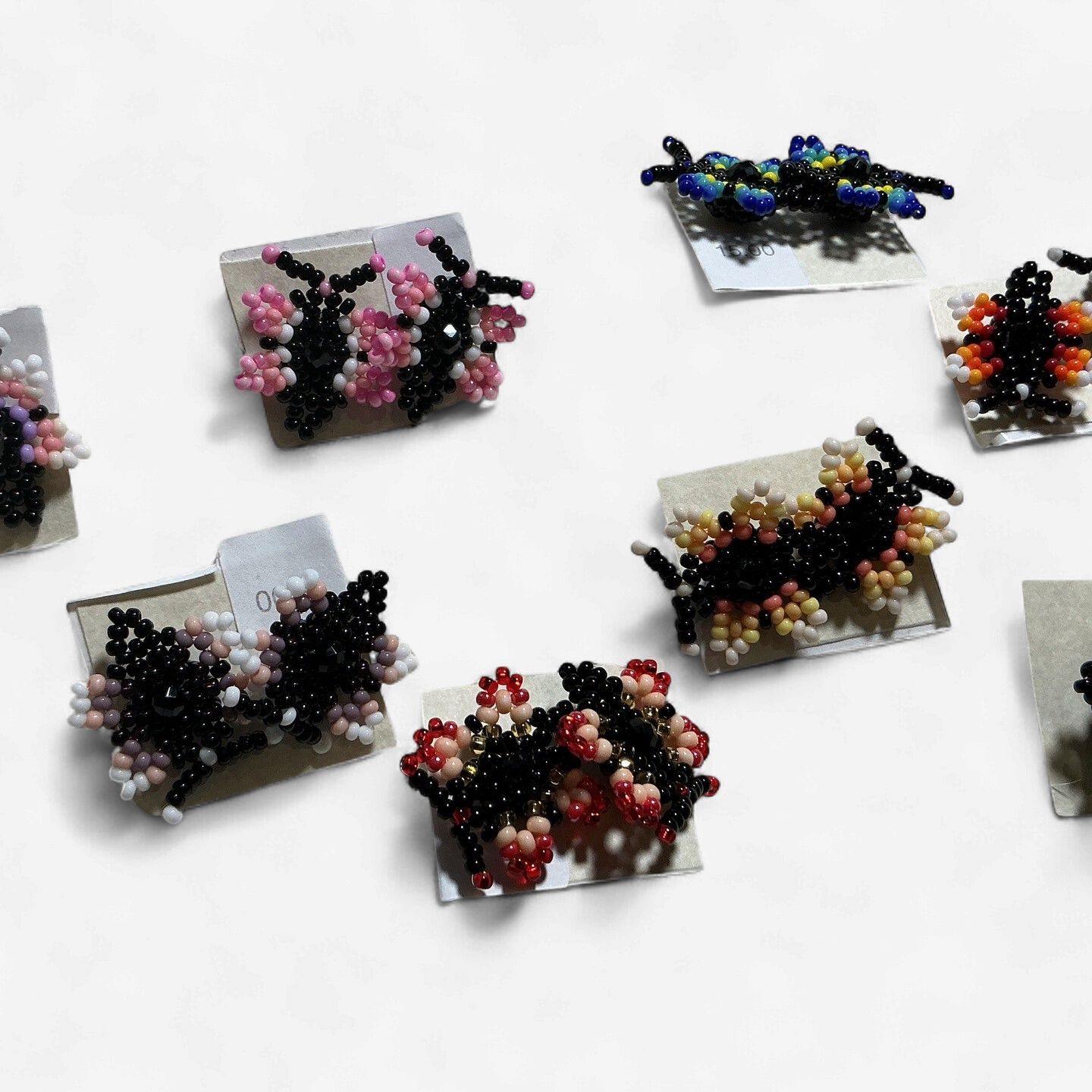 Beaded Bug Mini Stud Earrings Assorted
