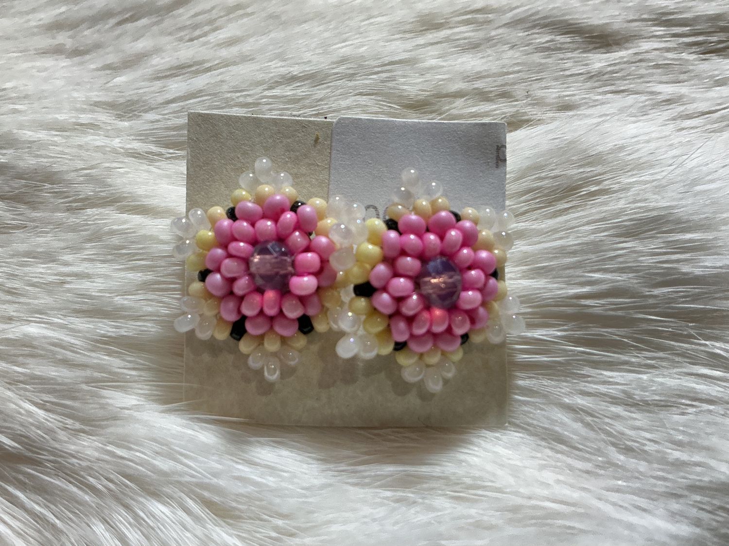 Beaded Star Mini Stud Earrings Assorted, Colorway: #1