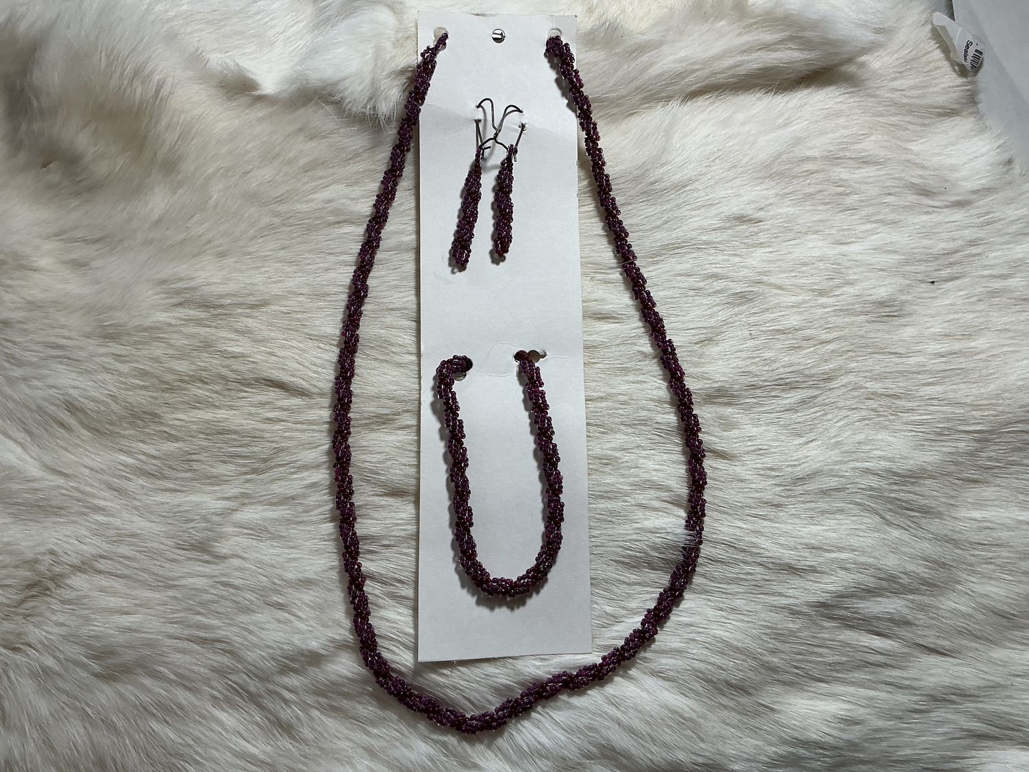 Beaded Jewellery Sets by Patricia Commanda, Colorway: Purple