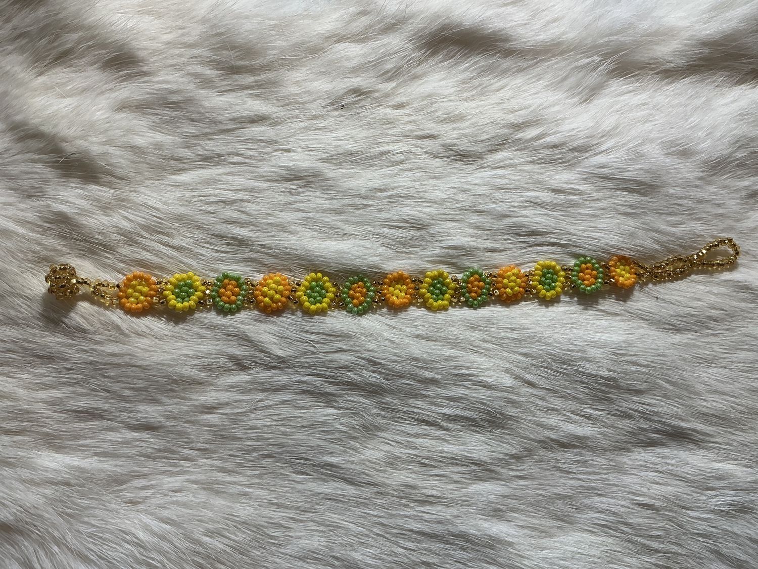 Beaded Daisy Bracelets