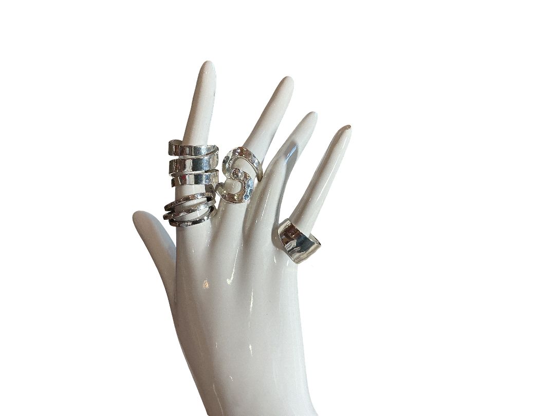 Carmel Large Sterling Silver Rings