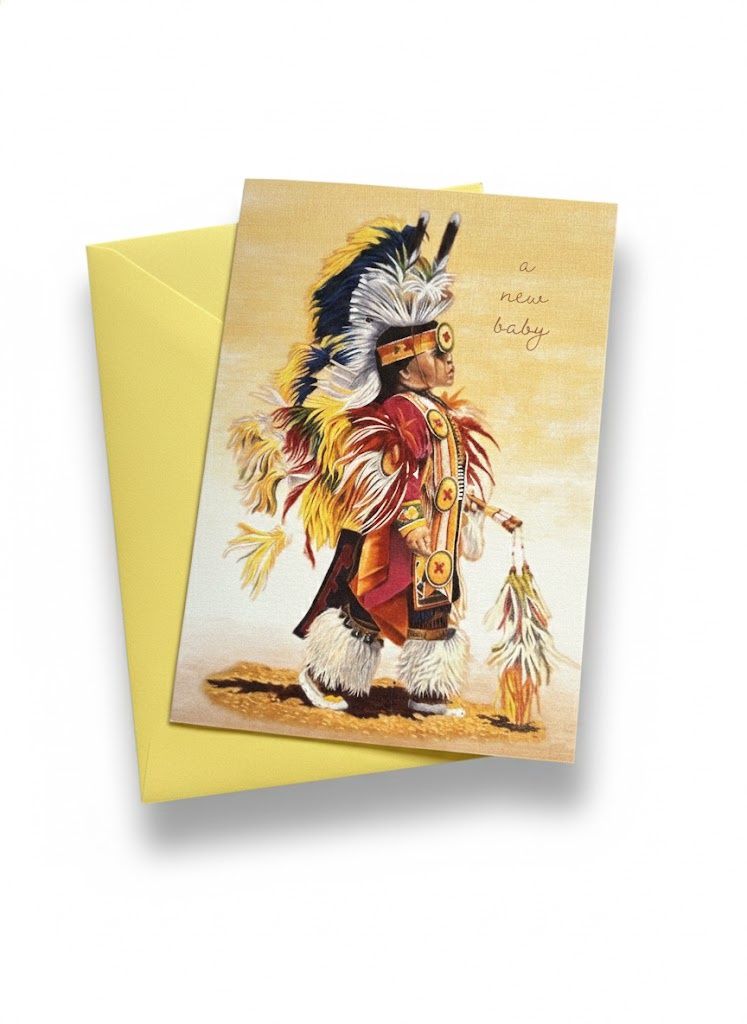 Individual Greeting Card, Design: Regalia, Occasion: New Born