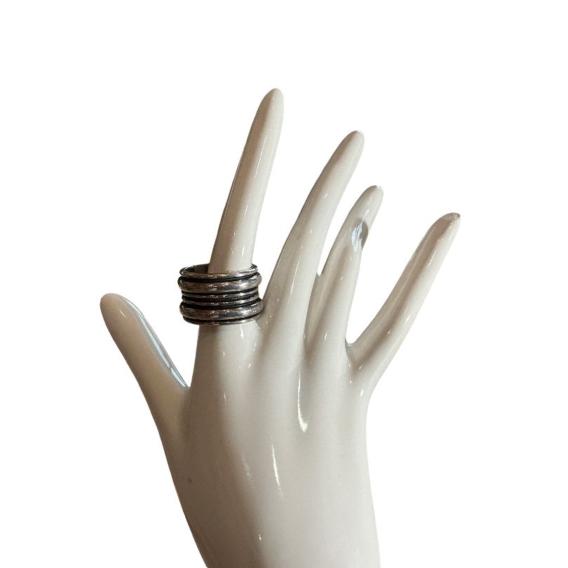 Sterling Silver Large Spin Rings