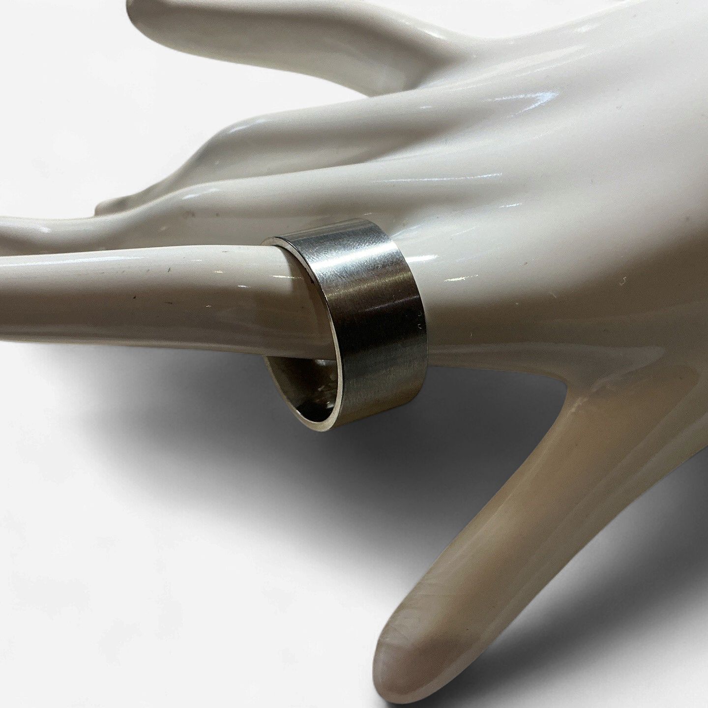 Carmel Size 12 Stainless Steel Mens Rings