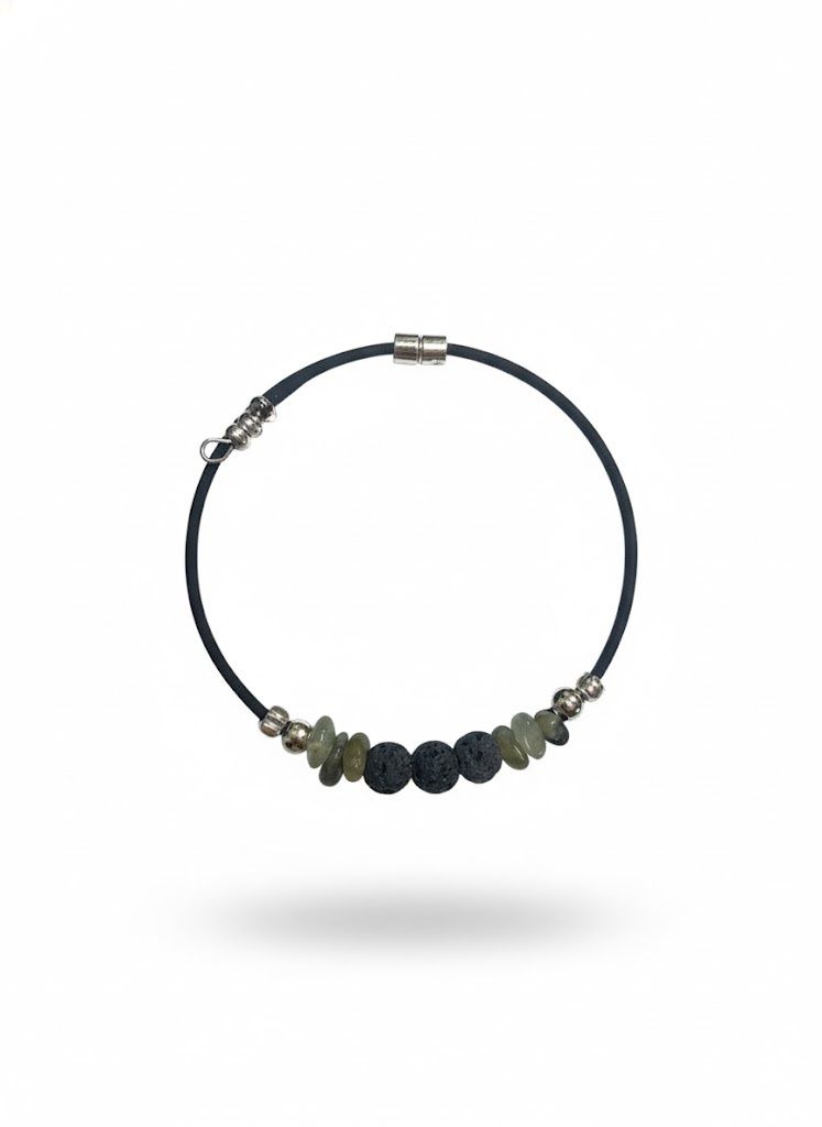 Monague- Lava &amp; Gemstone Bracelet