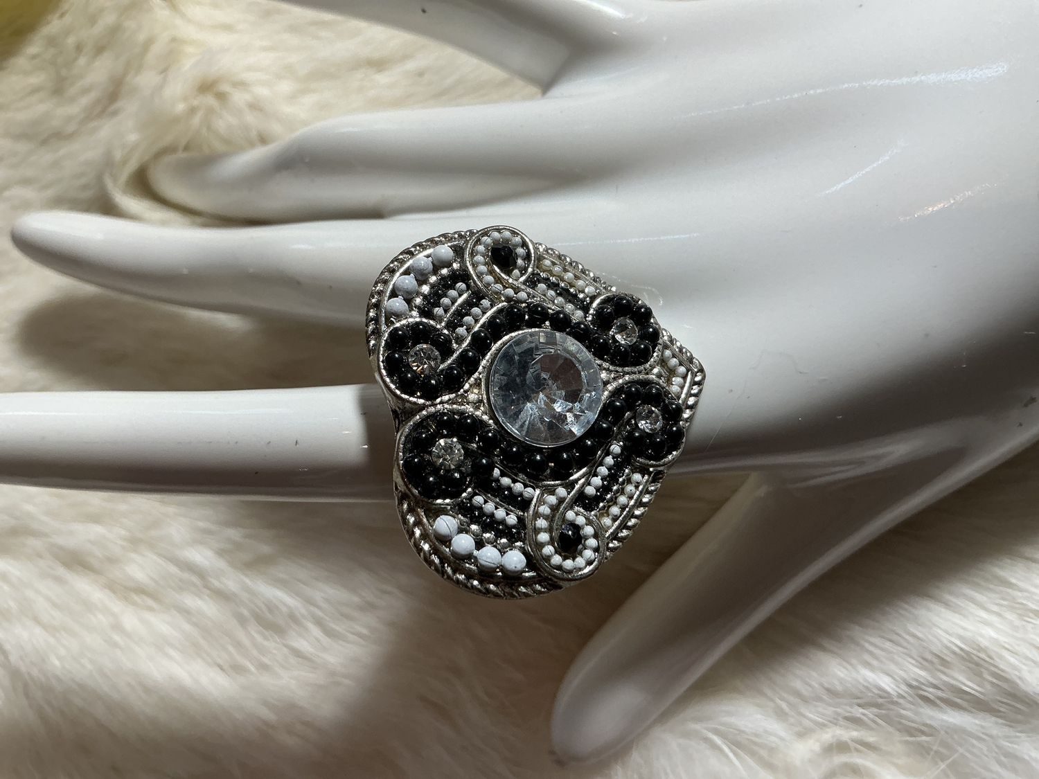 Santa Fe Stretch Rings, Design: Heart