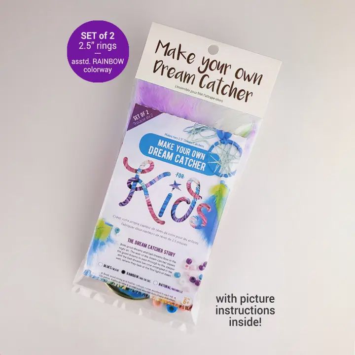 Make Your Own Dreamcatcher Set Of Two- Natural