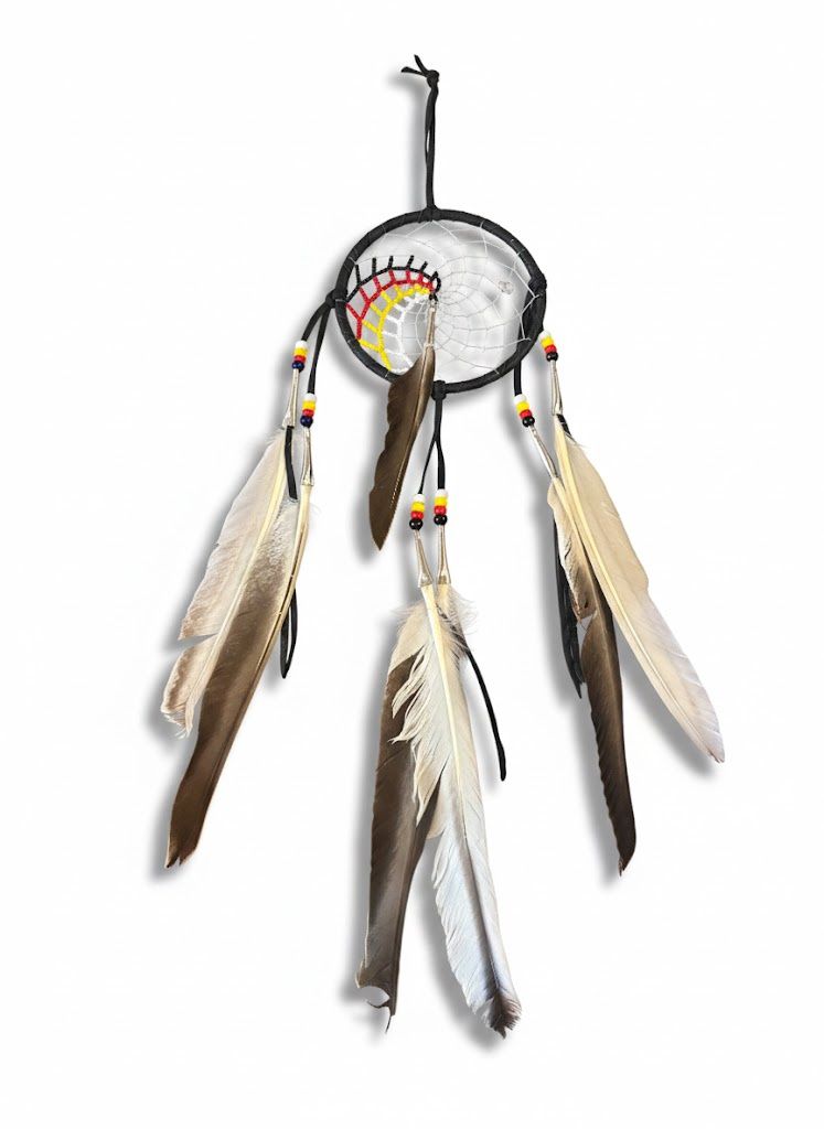 4” Beaded Web Dreamcatcher- Traditional