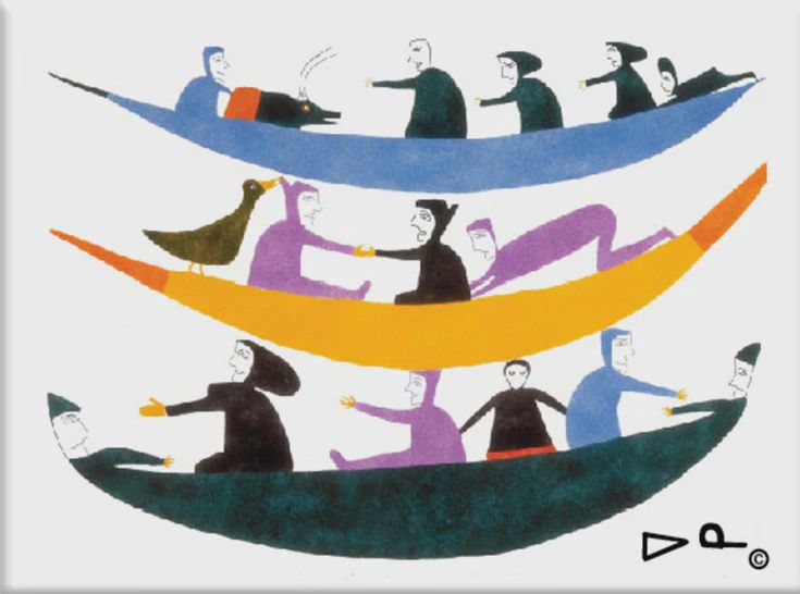 Oscardo Magnet, Design: People In Kayaks