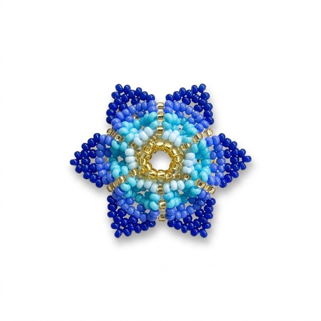 Beaded Flower Assorted Rings