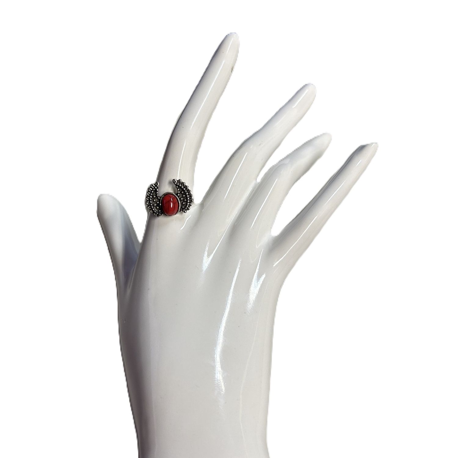 Assorted Red Gem Rings