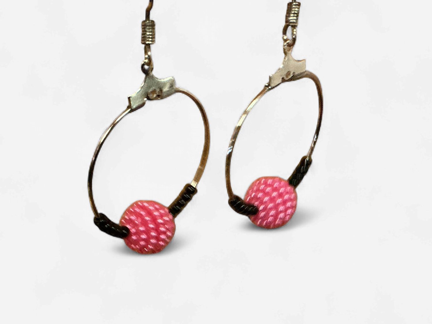 Beaded Sphere Earrings