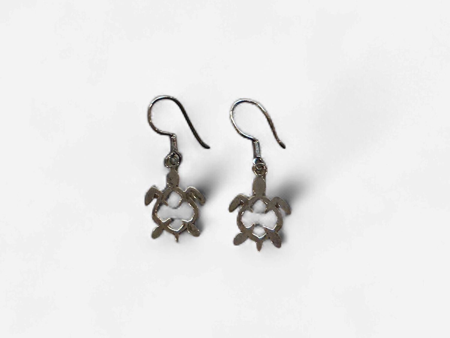 Sterling Silver Turtle Earrings