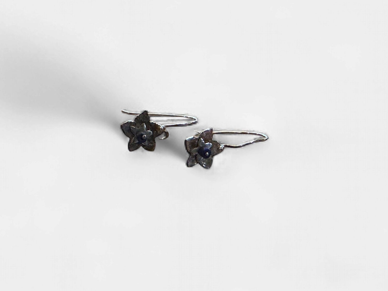 Sterling Silver Flower Earrings