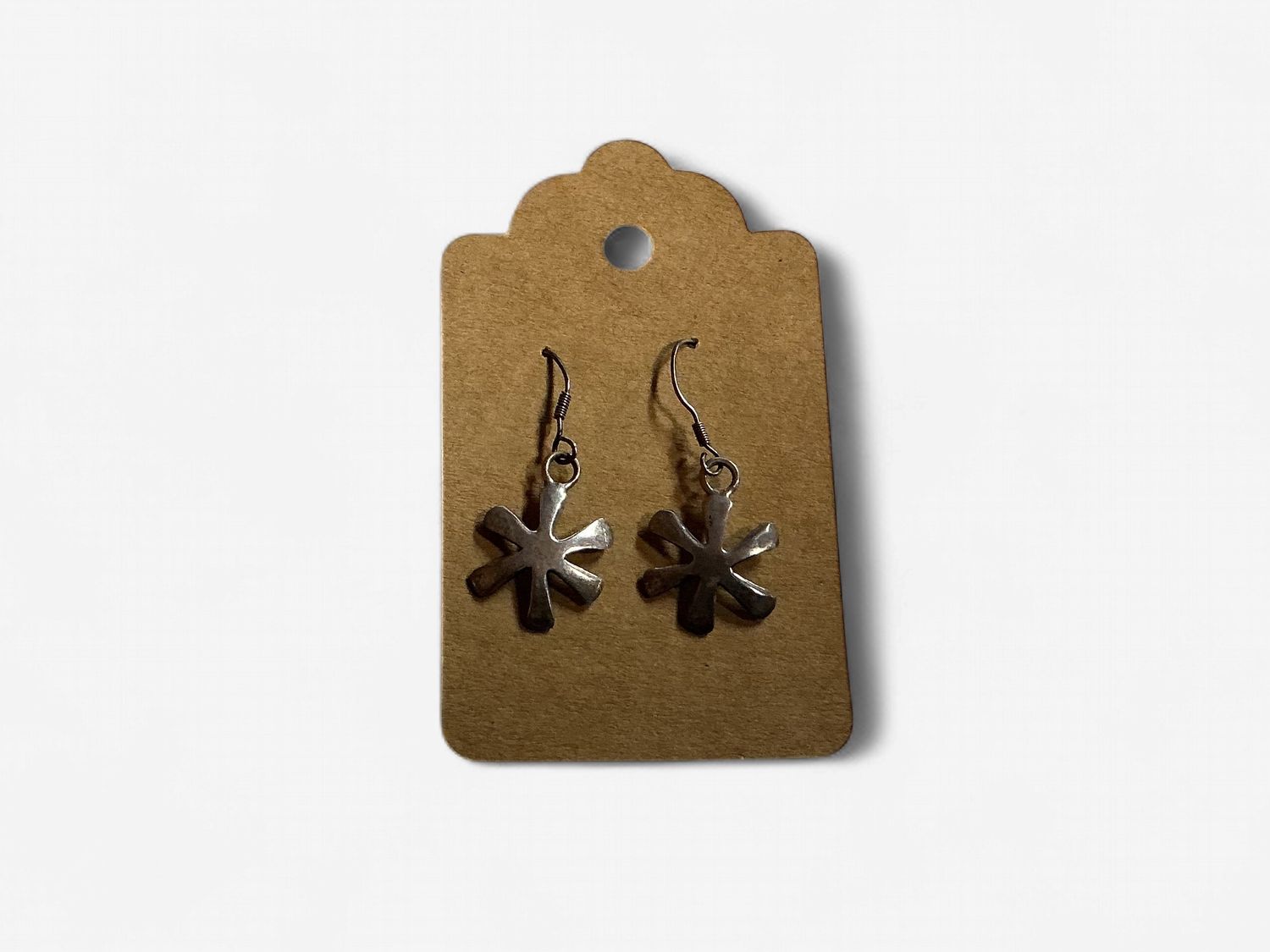 Sterling Silver Groovy Flower Earrings