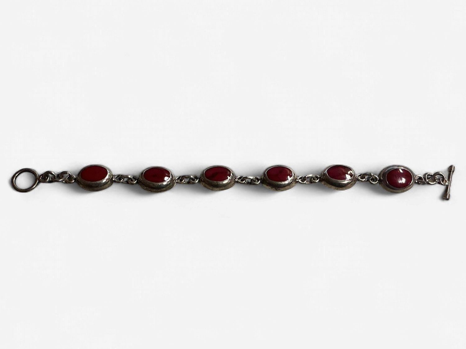 Sterling Silver Stone Bracelet