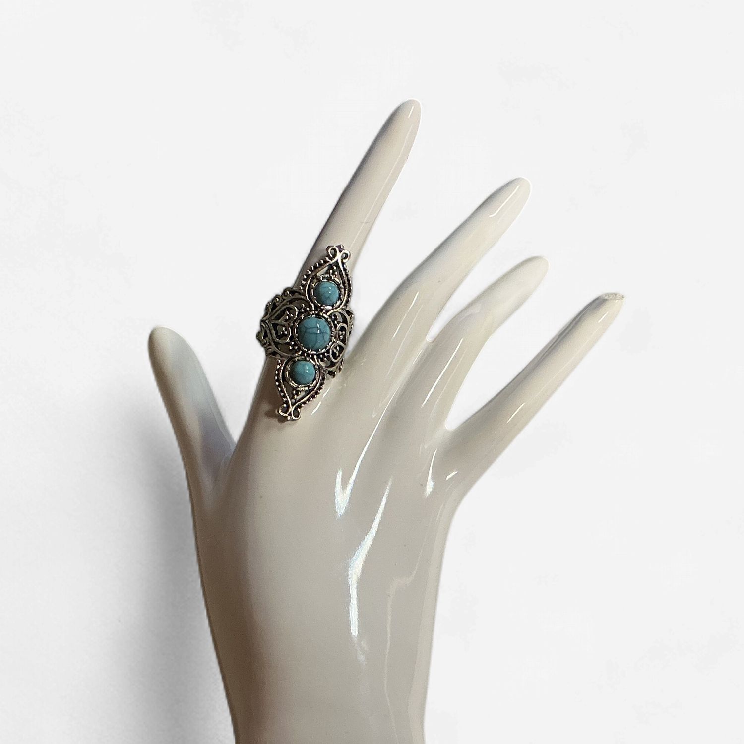 Assorted Silver Turquoise Rings