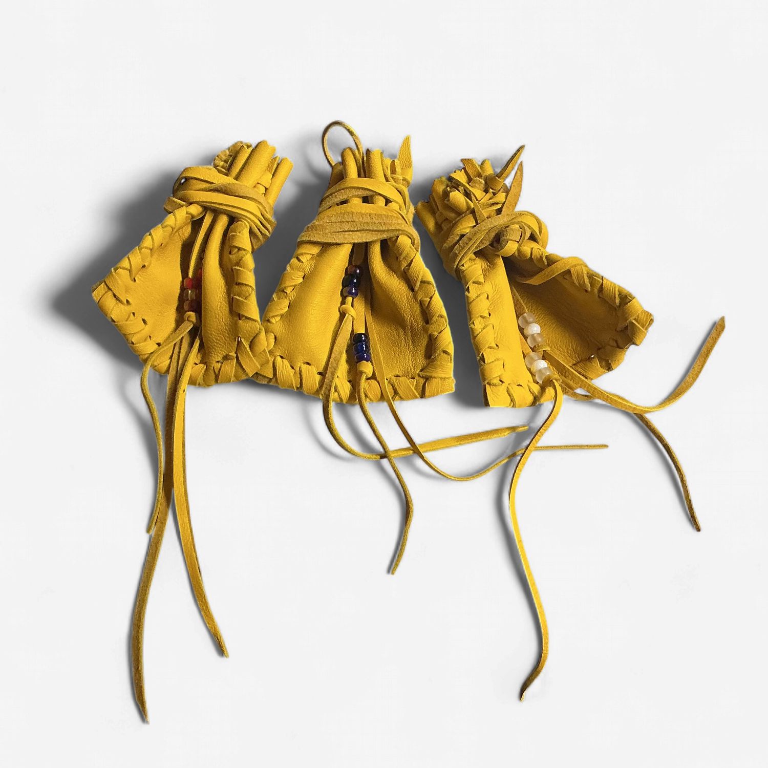 Small Tan Medicine Pouch