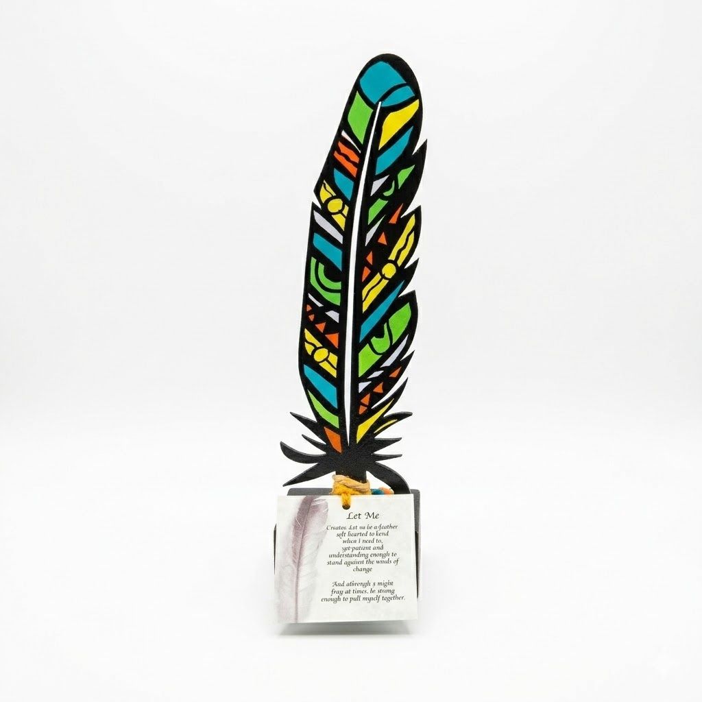 Standing Feather Decoration