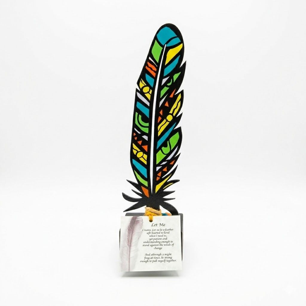 Standing Feather Decoration