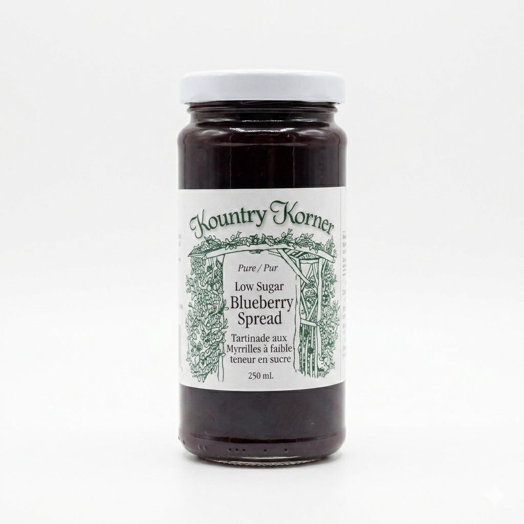 Kountry Korner Wild Blueberry Jam- Low Sugar