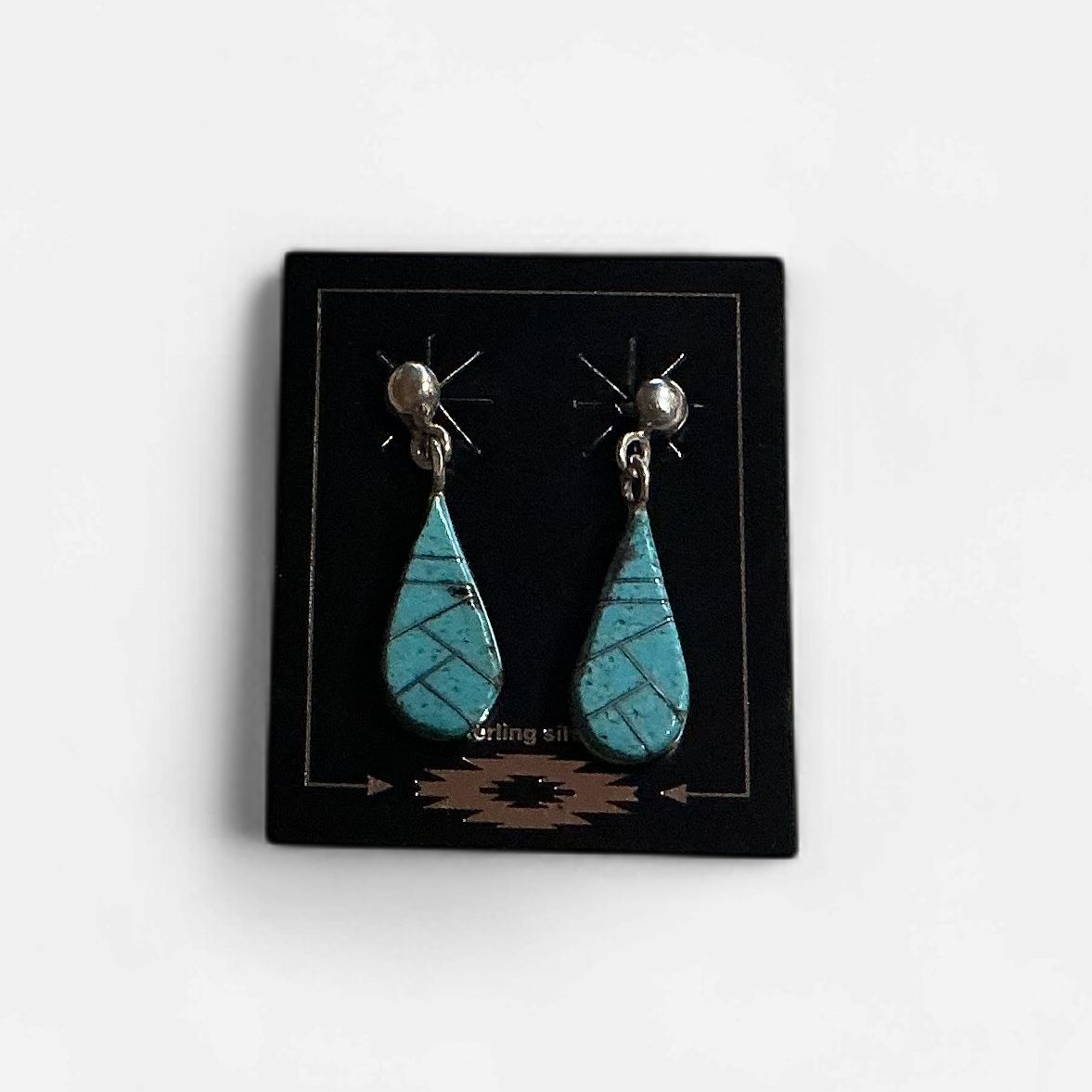 Turquoise Tear Drop Earring