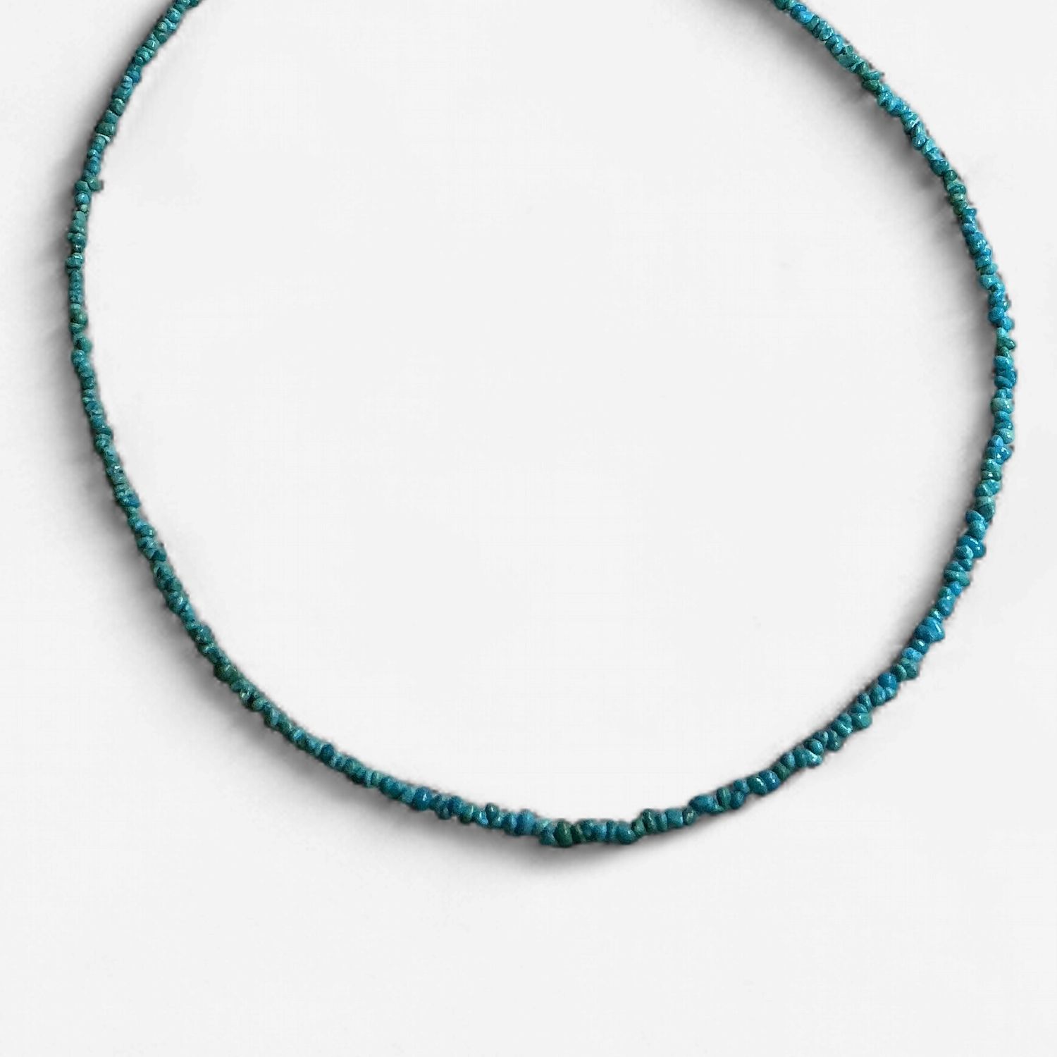 Tiny Turquoise Chip Necklace