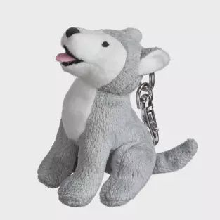 Mini Plush Zipper Keychains