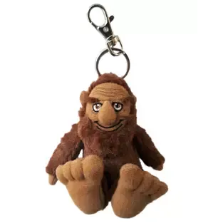 Mini Plush Zipper Keychains, Variant: Sasquatch