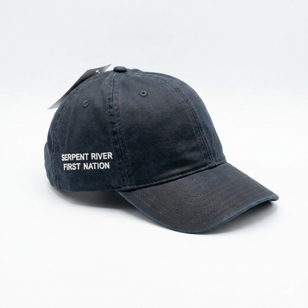 Oil Distressed Serpent River Hat, Color: Navy