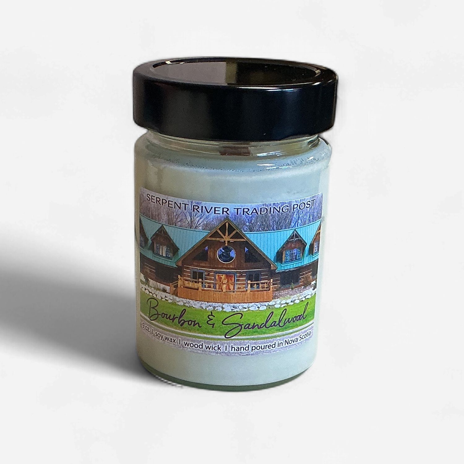 Custom 9oz Scented Candles, Scent: Bourbon &amp; Sandalwood