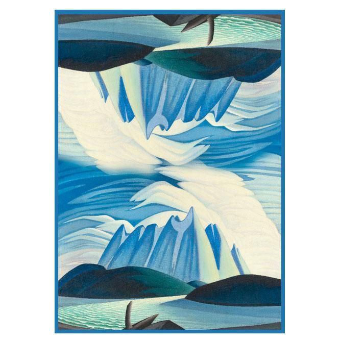 OSCARDO Assorted Microfiber Towel, Design: Lake &amp; Mountains- Lawrence