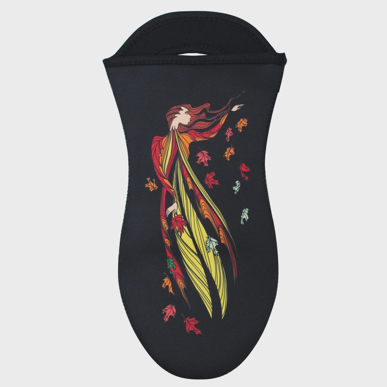 OSCARDO Assorted Oven Mitt, Design: Leaf Dancer- Maxine Noel