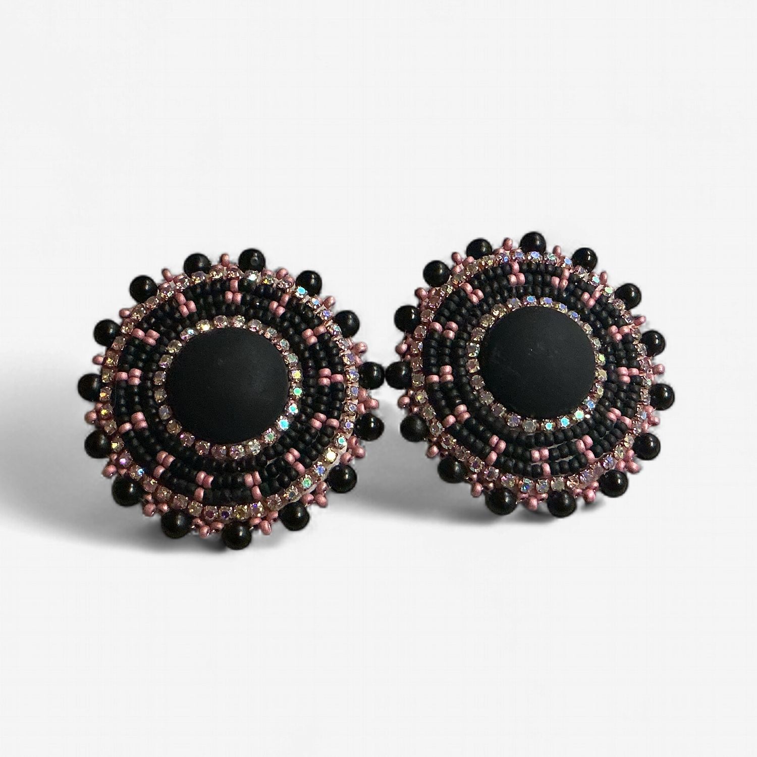 Charlotte Visitor Assorted Beaded Earrings- Medium O/C, Design: 1