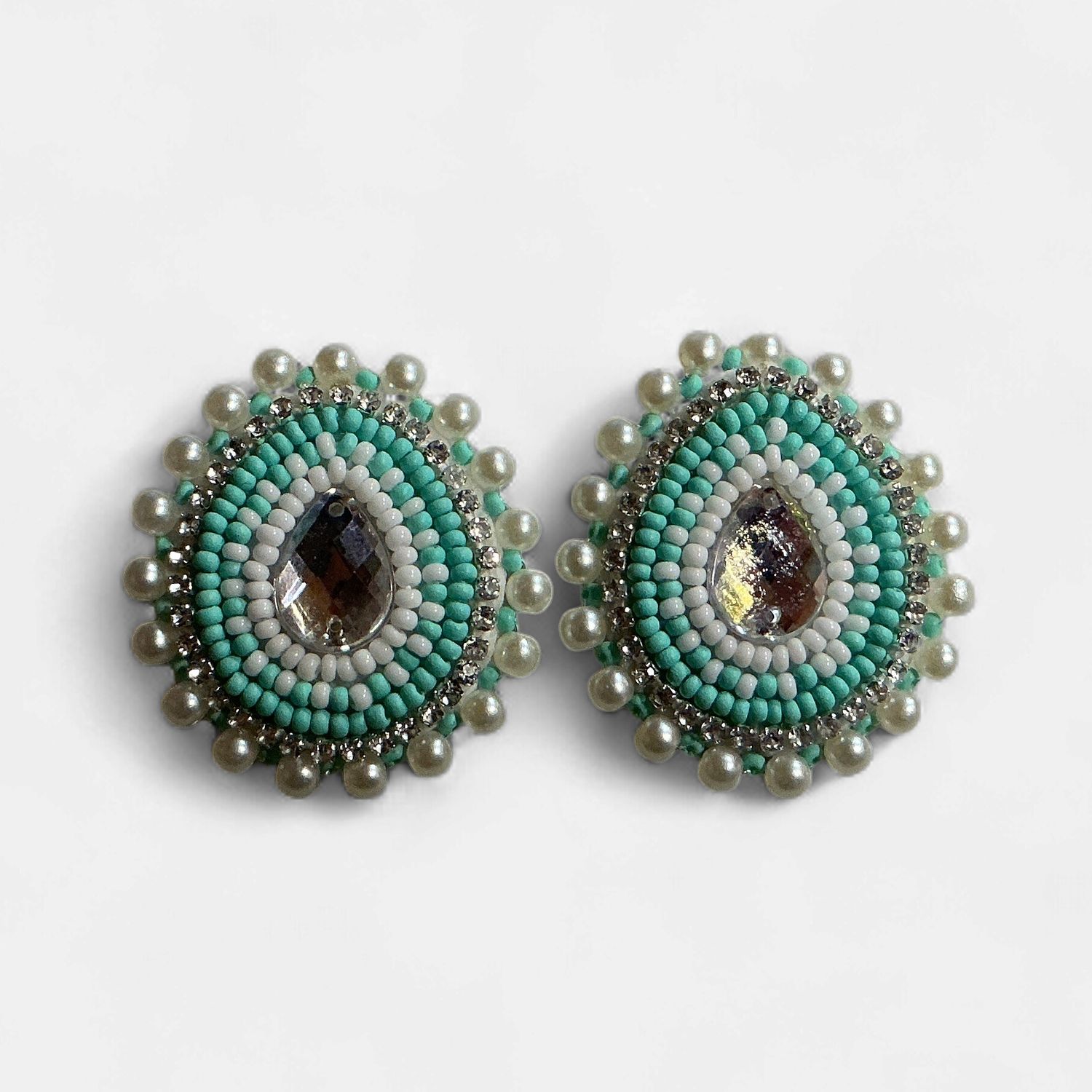 Charlotte Visitor Assorted Beaded Earrings- Small O/C, Design: 1