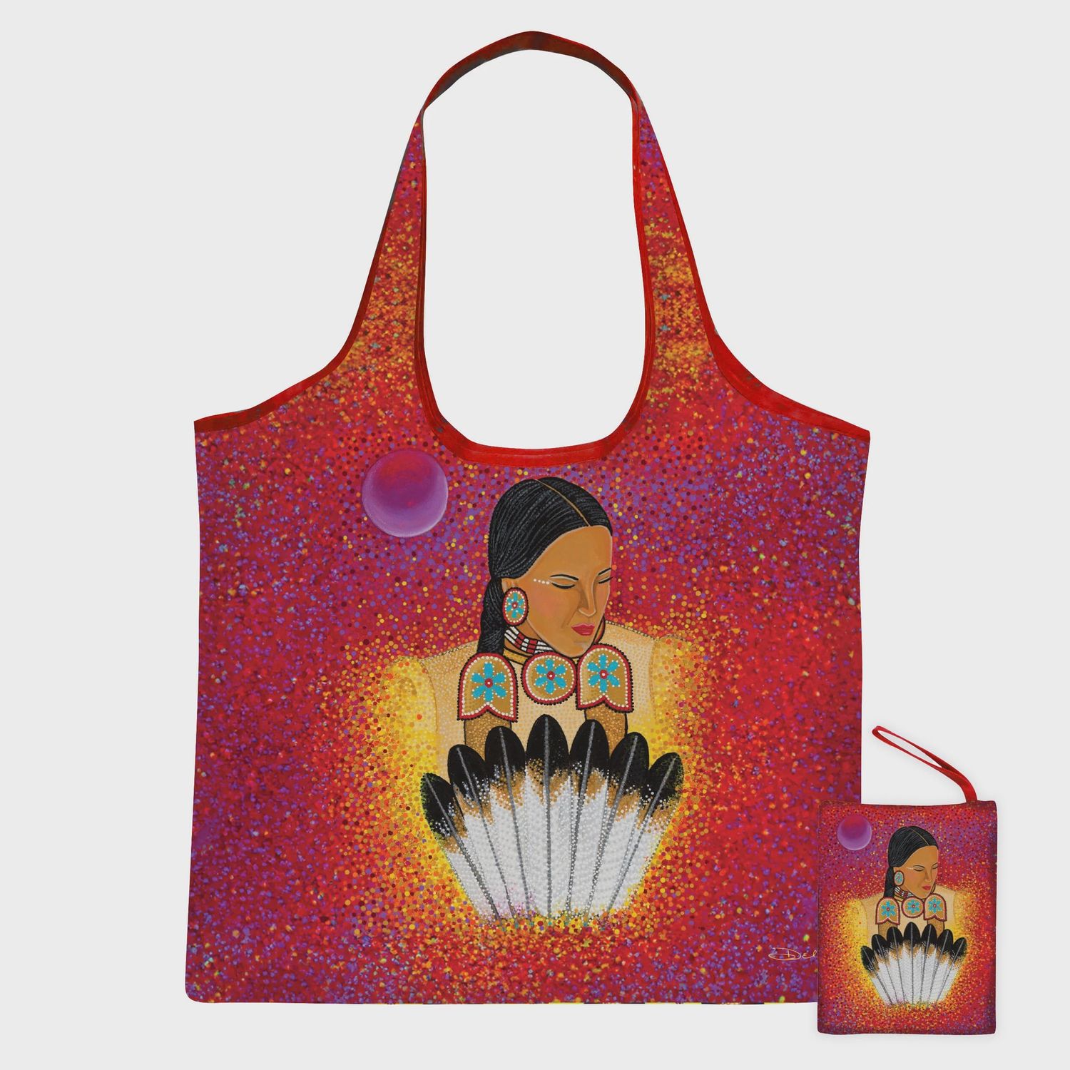 OSCARDO Assorted Eco Shopping Bag, Style: Moon Whispers… Dance- Delree Dumont