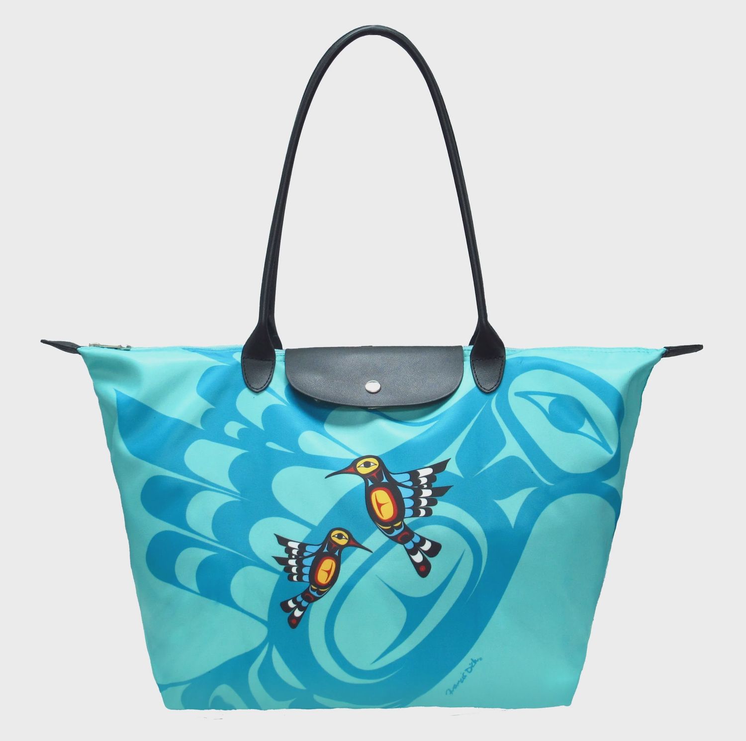 OSCARDO Assorted Foldaway Tote Bag, Design: Hummingbird- Francis Dick