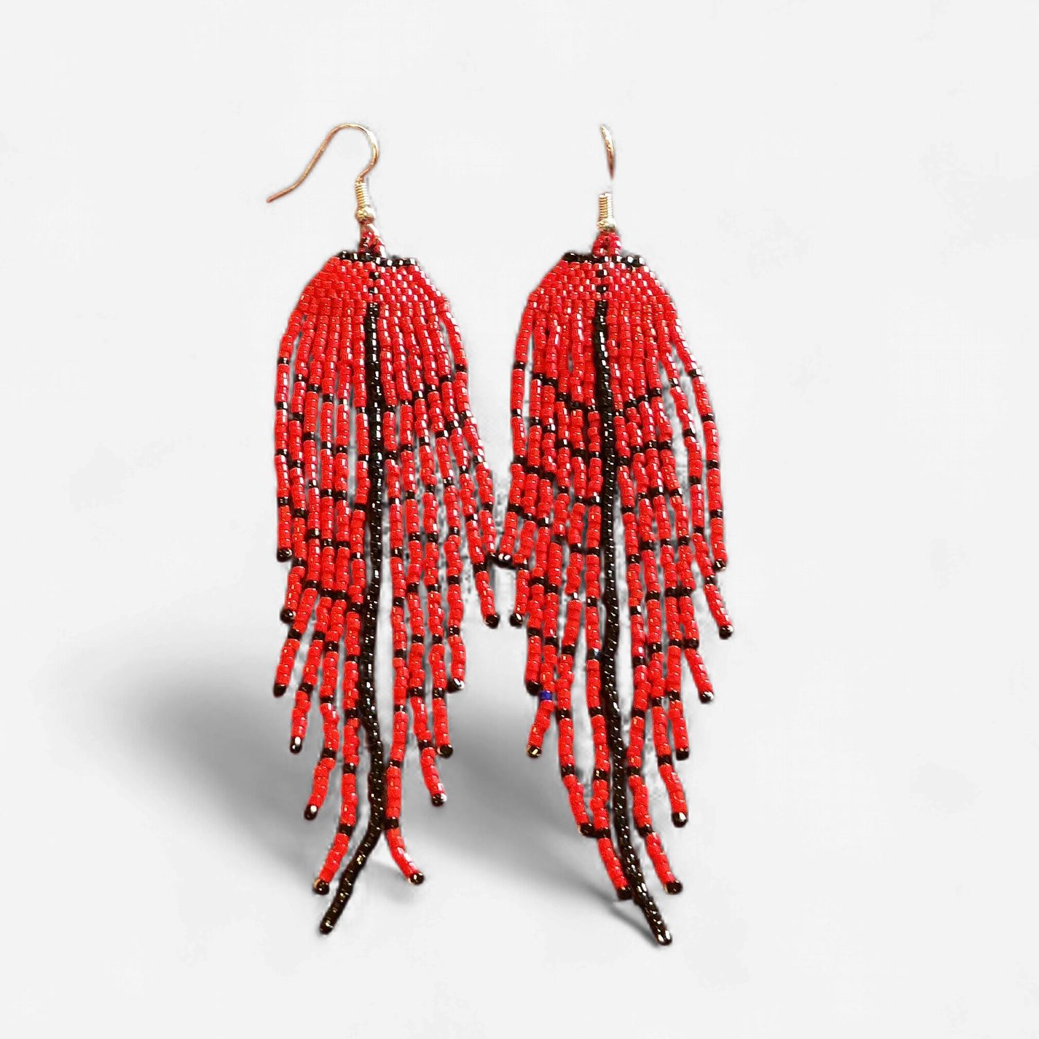 Red Dangly Earring