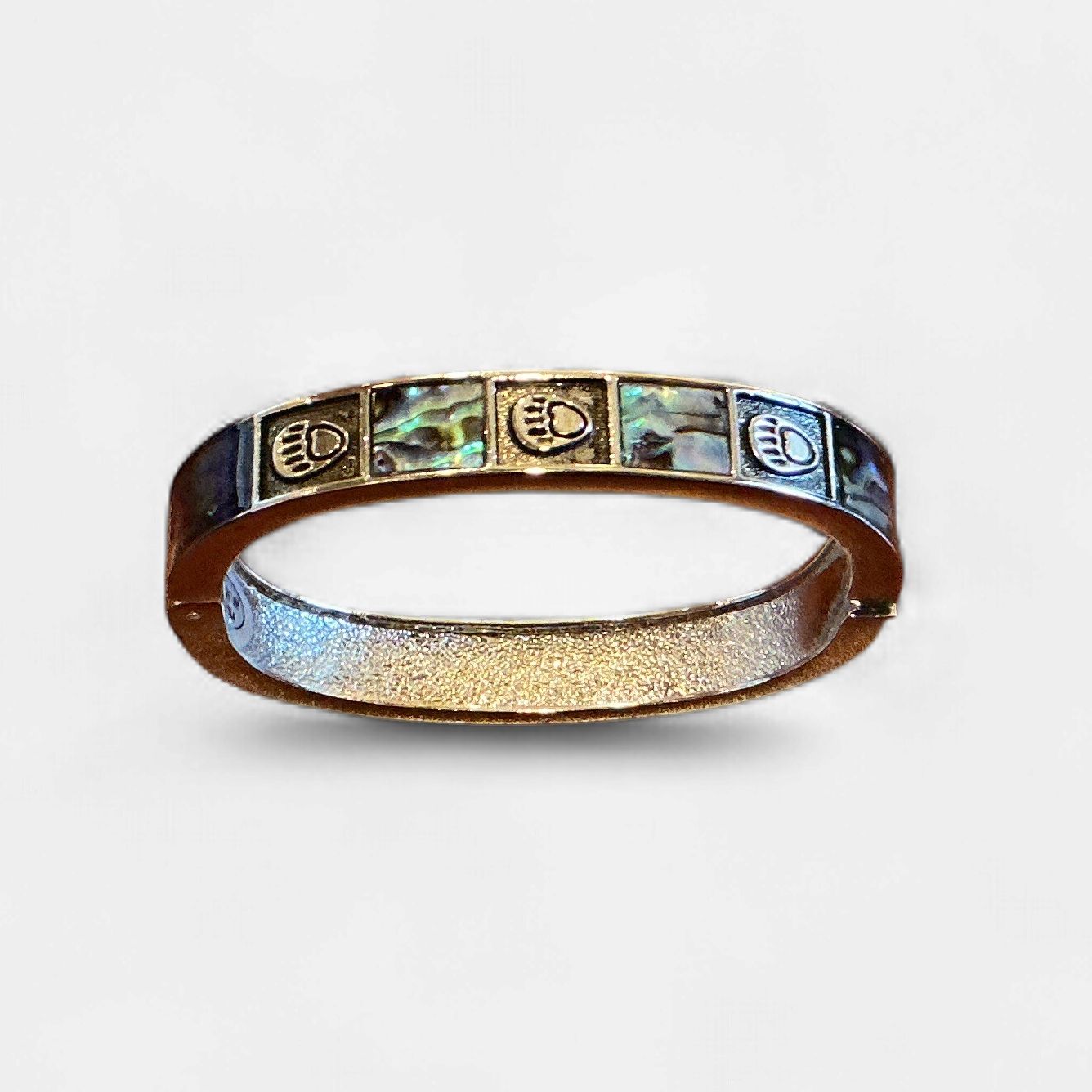 Hinged Bear Paw Bangle