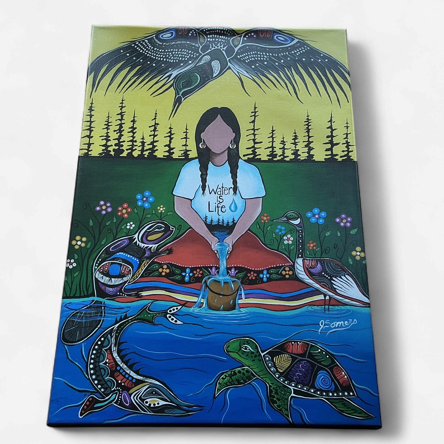 Jessica Somers Water Is Life Print O/C