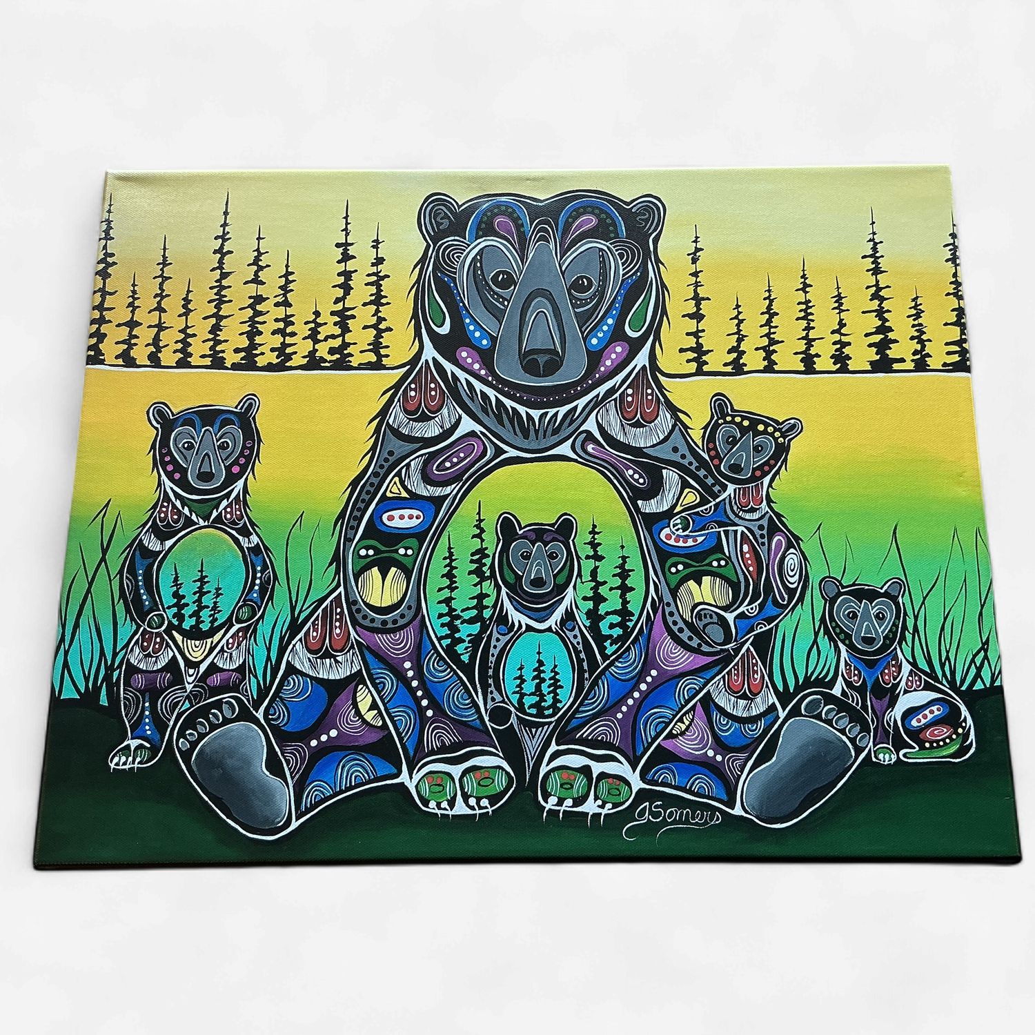 Jessica Somers Bear Medicine Print O/C
