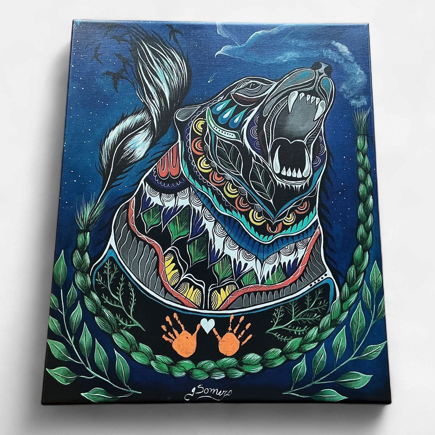 Jessica Somers Bear Call Print O/C